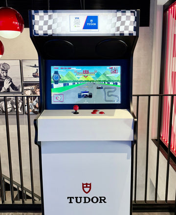【期間限定】チューダー ブティック 渋谷にアーケードゲーム登場！  TUDOR × Visa Cash App Racing Bulls F1ゲームで体感せよ！